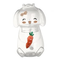 Magideal - Jarra De Agua De Vidrio Con Taza De Vidrio, Jarra Para Servir Agua Junto A La Cama Jarra De Leche Para Dormitorio De Conejo Lindo Para Bebidas De