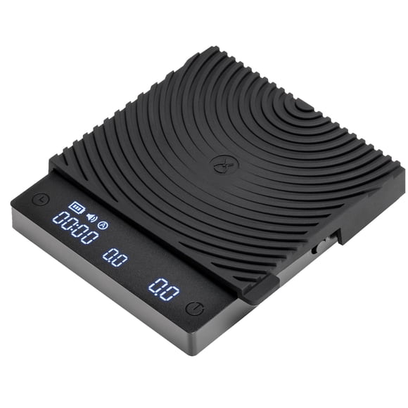 Báscula TIMEMORE 10 cm × 11,4 cm con Temporizador – Negra