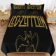 thumbnail image 1 of Led Zeppelin Complete Bed Solution Long Thread Use Durable Zip Soft Touch Duvet Cover Sets Practicality, 1 of 3