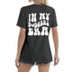 thumbnail image 5 of Camiseta Talovee para Día del Juego de Béisbol para mujer, color gris oscuro, talla M, 5 of 6