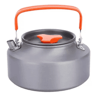 Genérico - Tetera Para Camping Y Caza, Con Silbato, Capacidad 1.6 Litros