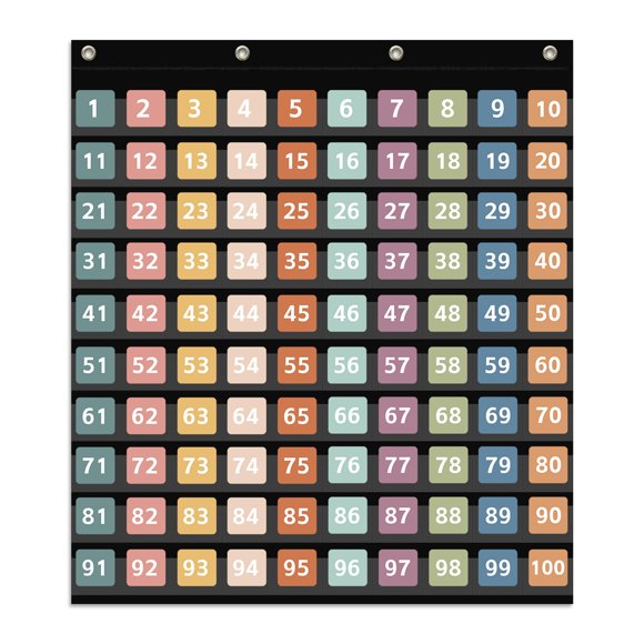 Gráfico de bolsillo ANCOMEDO Hundred con 100 bolsillos y 150 tarjetas