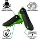 thumbnail image 3 of Botines de fútbol Vizari Santos FG para adultos al aire libre, negro/verde, 3 of 3