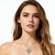 thumbnail image 4 of Collar colgante de amor de amor con piedra de nacimiento Zirconia, regalo de joyería de las mujeres para la Navidad, cumpleaños, aniversario, 4 of 5