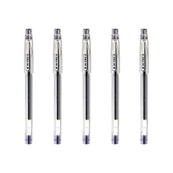 Bolígrafo de gel PILOT Hi-Tec-C 0,3 mm azul – paquete de 5