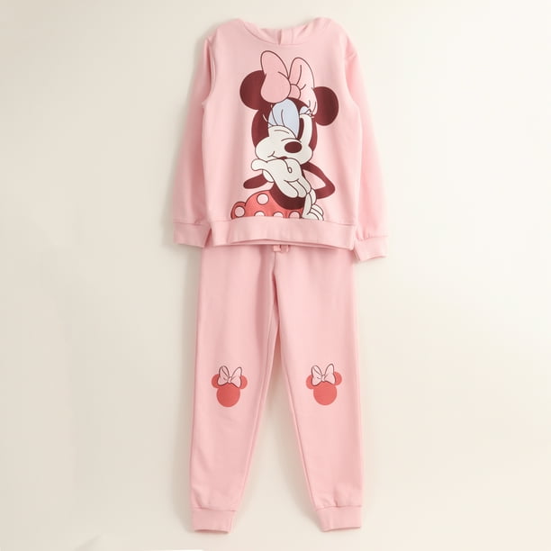 Conjunto Buzo Niña Minnie Kiss Rosado Disney Lider
