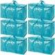 thumbnail image 1 of Bolsa de almacenamiento TICONN 6 unidades Aqua 69 x 36 x 38 cm de alta resistencia, 1 of 9