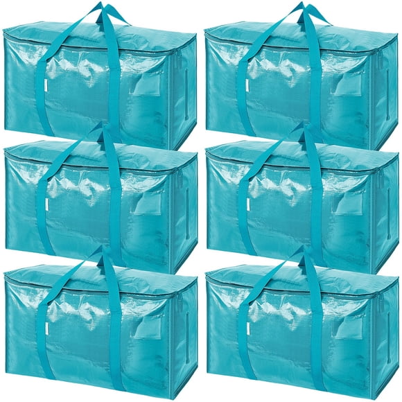 Bolsa de almacenamiento TICONN 6 unidades Aqua 69 x 36 x 38 cm de alta resistencia