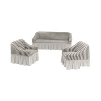 Genérico - Juego De Fundas Turkas Texturizadas 3+1+1 D6.7