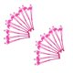 thumbnail image 2 of 20 Piezas Hawaii Flamingo Cóctel Leche Café Revolviendo Palos Fiesta Rosa, 2 of 5