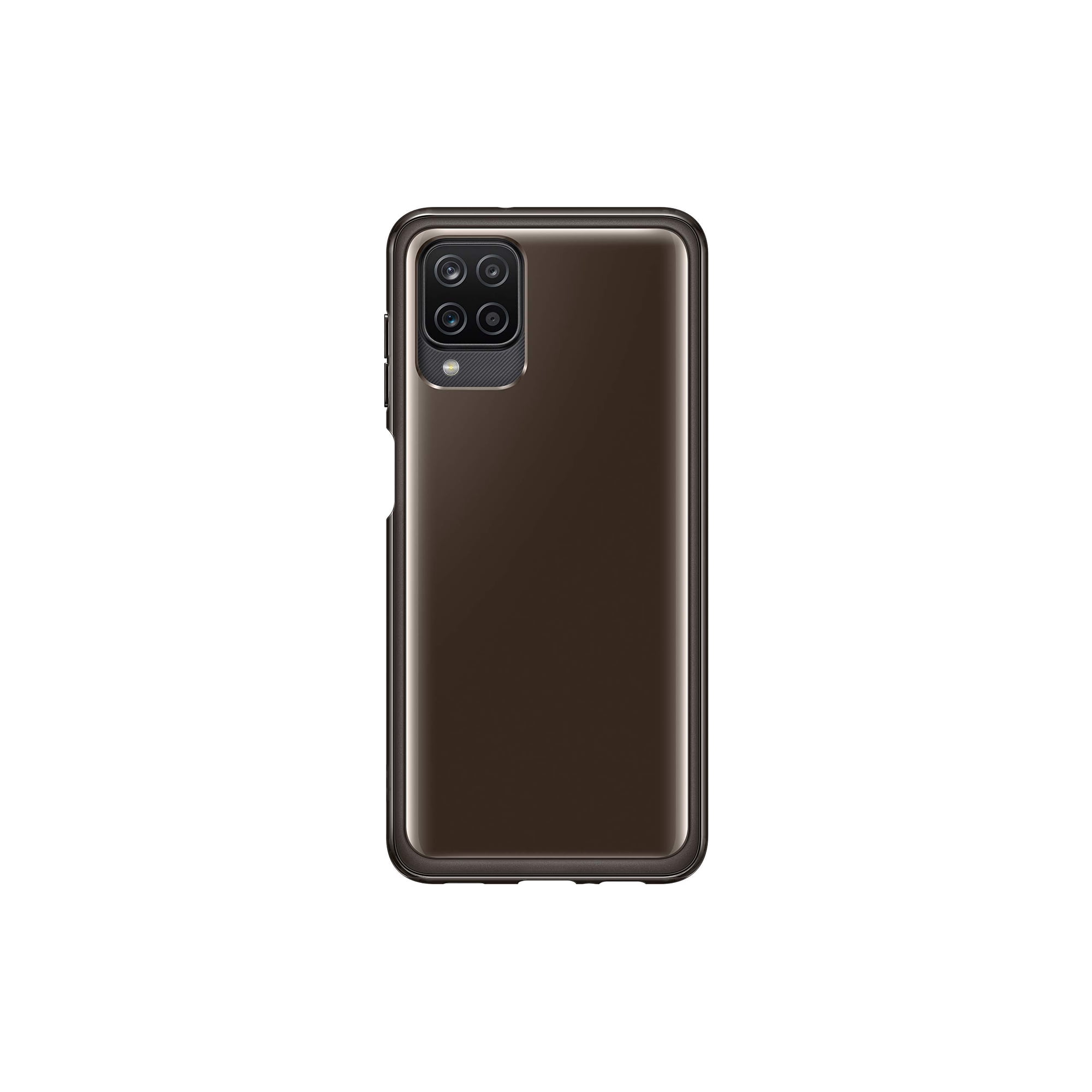 Accesorio Inalámbrico Funda Suave Transparente Negra Para Samsung Galaxy A12