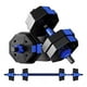 thumbnail image 1 of Set De Mancuernas Hexagonales Ajustable De 10kg Con Extensor De Pvc, 1 of 3