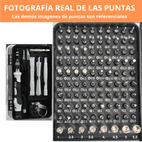 Genérico - Juego Kit Set Destornilladores Precision 115 En 1 Telefono