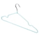 thumbnail image 1 of Percha para ropa de adulto, percha de ropa revestida de plástico, percha de ropa de metal antideslizante sin costuras, percha de ropa, 1 pieza, 1 of 5