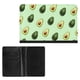 thumbnail image 2 of Aguacate Porta Pasaporte y Cartera de Viaje Premium de Cuero PU, Funda de Pasaporte Bloqueo RFID con Ranuras para Tarjetas de Crédito, Estuche para Libro de Pasaporte para Familia 10cm × 15cm, 2 of 6