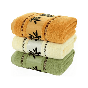 Genérico - Set 4 Toallas De Baño Algodón Bamboo Súper Suaves