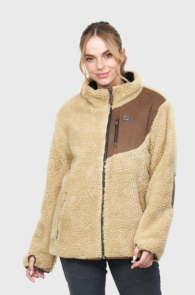 Chaqueta Chiporro Lumber Mostaza Mujer Falcone