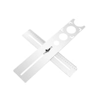 Ioensy - Regla Para Localizar Agujeros De Baldosas De Cerámica, Herramienta De Bricolaje Para Decoración Del Hogar, 40 Cm