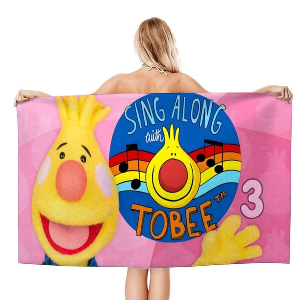 Tobee Toalla de playa de secado rápido con diseño temático, regalo para mujeres y niñas, ideal para cumpleaños, fans, amantes de la música, uso en la playa o al aire libre, 78 × 180 cm
