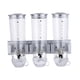 thumbnail image 4 of Dispensador de cereales, bote triple, refrigerio en grano de café, lata sellada, dispensador de alimentos secos, dispensador de dulces para el hogar,, 4 of 5