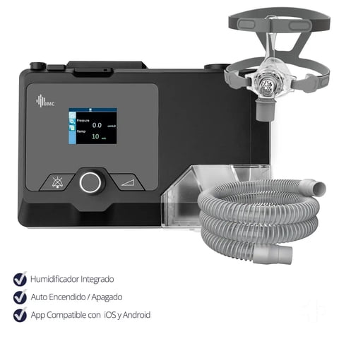 Topmedic - Cpap Resmart + Humidificador + Tubo Estándar + Máscara Oronasal M
