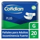 thumbnail image 1 of PANALES ADULTO PLUS G 20UN COTIDIAN, 1 of 6