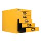 thumbnail image 2 of Armario Bisley de 5 Cajones de Acero para Escritorio en Amarillo Girasol, 2 of 3