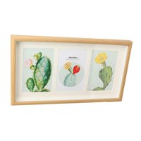 Bothyi - Collage Photo Frame Display Picture Frame Salón 21X39Cm 3 Apertura