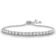 thumbnail image 1 of Pulsera Devin Rose 8 ct. de circonita cúbica blanca, 1 of 9