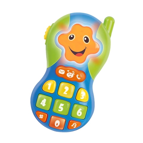 Benic Baby - Teléfono Musical Con Luces, Sonido Y Botón De Prueba