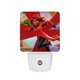 thumbnail image 1 of ¿Dónde en el Mundo Está Carmen Sandiego? Luz nocturna LED con sensor de anochecer a amanecer para dormitorio, baño, pasillo, escaleras - Lámpara LED nocturna de enchufe, 0.5W - 1 pieza, 1 of 6
