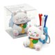thumbnail image 1 of Porta tees de golf Tomerry con llavero de gato de la suerte, 1 of 7