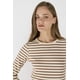 thumbnail image 2 of Polera Florencia Crudo/Café crema M, 2 of 5