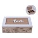 thumbnail image 1 of Caja De Té Mediana De Madera 6 Espacios Con Diseños Ramas negro, 1 of 2