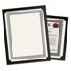 thumbnail image 1 of Portacertificados Fine Stationery 24 x 30 cm Negro, paquete de 50, 1 of 7