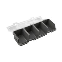 Bothyi - Organizador De Tornillo Almacenamiento De Almacenamiento Garaje Carrera Artículos Pequeños Tuercas Bancos De Trabajo Con Tapa Gris