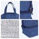 thumbnail image 4 of Bolsa de almuerzo para mujeres y hombres, bolsa aislante, bolsa de mano linda, caja de almuerzo de gran capacidad, bolsa enfriadora para trabajo, viaje, picnic azul marino 9.1*5.9*9.4in, 4 of 6