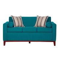 Ruzam Mobel - Sofá 3 Cuerpos Marley Turquesa