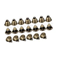 Bothyi - Cascabeles Pequeños De Bronce, Diseño Vintage Para Navidad, Adiestramiento Canino, 20 Unidades