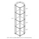 thumbnail image 2 of Repisa esquinera cuadrada de 5 niveles Furinno Turn-S-Tube, 2 of 6