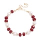 thumbnail image 1 of Pulsera Saronite De Metal Con Perlas De Abalorios Negro, 1 of 3