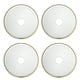 thumbnail image 1 of 4 piezas Plato de fruta Plato de postre Plato de pan Platos Platos para bodas y fiestas, 1 of 5