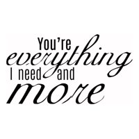 Rienda Libre Graphics - Decomural Everything I Need Halo Beyonce Song Lyric Ws-44041