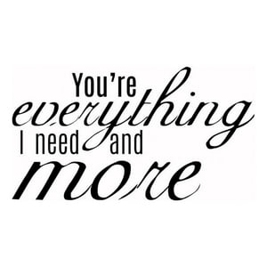 Rienda Libre Graphics - Decomural Everything I Need Halo Beyonce Song Lyric Ws-44041