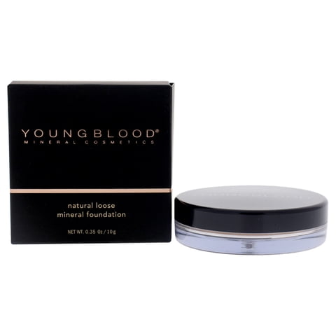 Base Mineral Suelta Youngblood Natural Beige Rosa 10 Ml Mujer