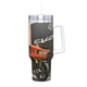thumbnail image 2 of Harley Davidson Vaso aislado de acero inoxidable con asa, diseño temático, regalo para familia, amigos y fans; incluye pajita y encaja en el portavasos estándar, 40 oz, 2 of 6