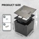 thumbnail image 3 of Toma de corriente empotrada en el suelo Vagueior 20A TR, USB, RJ45, 14x14x11 cm, 3 of 7