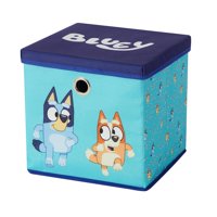 Cubo De Almacenamiento Idea Nuova Bluey Plegable De 25 X 25 X 25 Cm Con Tapa