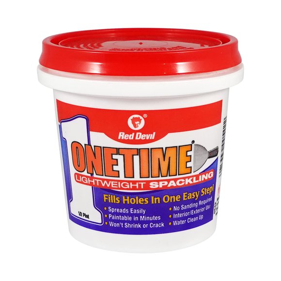 Spackle Wall Repair Red Devil 0542 ONETIME 240 ml, color blanco