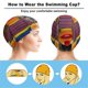 thumbnail image 3 of Ernie Gorro de Natación de Licra, Gorro de Baño de Tela Cómoda, Gorro Elástico Antideslizante para Hombres, Mujeres y Niños, 3 of 6